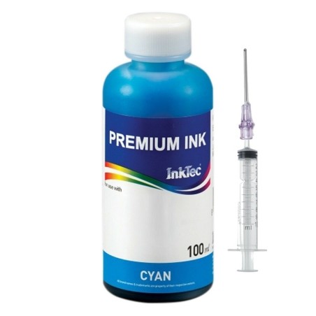 664 tinta ciano para Epson EcoTank, com seringa
