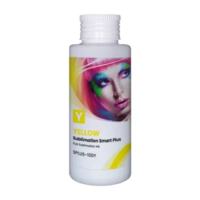 Tinta de sublimação inteligente mais GlopInk, 100 ml amarelo