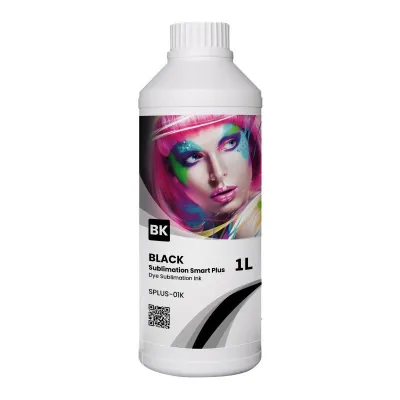 Tinta de sublimación Smart Plus de GlopInk, 1 litro negro