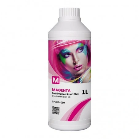 Tinta de sublimación Smart Plus de GlopInk, 1 litro magenta