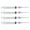 4 jeringas para recarga de tinta de 12 ml con 4 agujas 16G de 4 cm