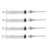 4 seringues pour 12 ml de recharge d'encre avec 4 aiguilles 16g de 4 cm