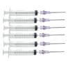 6 seringues pour 12 ml de recharge d'encre avec 6 aiguilles 16g de 4 cm