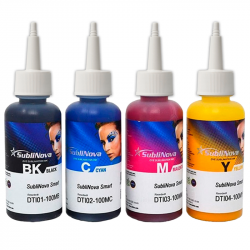 Tinta de sublimación para CISS y ET-14000, SubliNova Smart InkTec, botellas de 100 ml