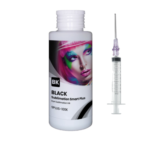 Black Suisse Smart Plus Encre GlopInk, 100 ml bouteille avec seringue