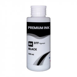 Tinta negra DTF GlopInk, botella de 100 ml