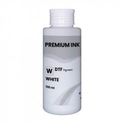 Tinta blanca DTF GlopInk, botella de 100 ml