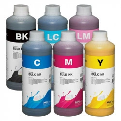 Tinta Dye colorante para Epson XP, 6 botellas de litro CMYK+LC+LM