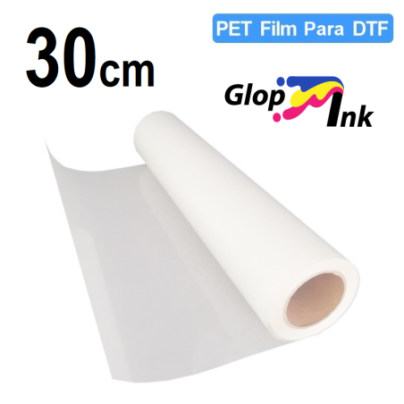 Filme DTF Hot-pendente GlopInk, rolos de 30 cm.