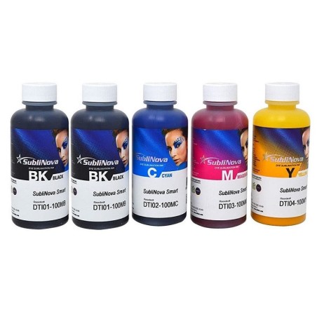 5 tintas de sublimación SubliNova Smart de InkTec