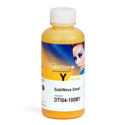 Encre de sublimation, sublinova intelligent InkTec, 100 ml de bouteille jaune