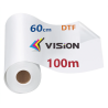 Film DTF bobina 60 cm x 100 m, rollo PET despegue en caliente Vision
