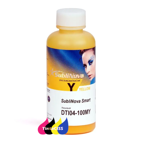 Jaune SUBLINOVA SMART SMART ENK InkTec, 100 ml bouteille