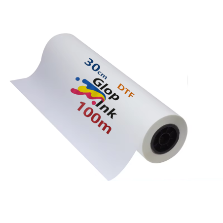 Film DTF décollage GlopInk, rouleaux de 30 cm.