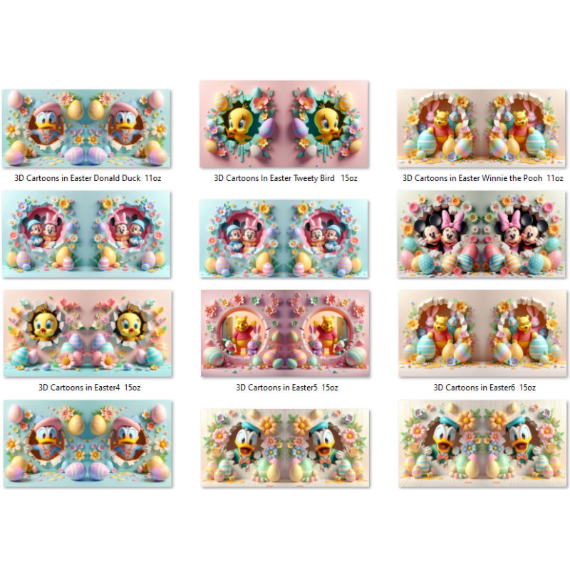 Modèles 3D et conceptions 3D pour les troupes de sublimation Dessins Disney