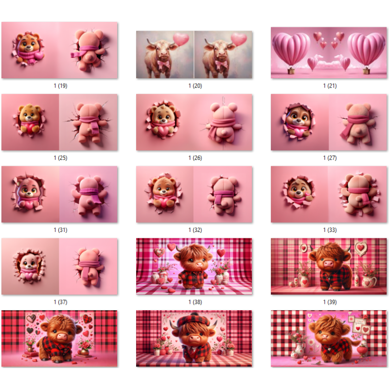 Modèles 3D et designs 3D pour les tasses de sublimation des enfants animaux