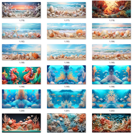 Modèles 3D et designs 3D pour Coupes de sublimation de la mer et de l'océan