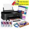 Impressora de sublimação Epson A4 no kit de cartucho, perfil ICC e 2200 designs para copos