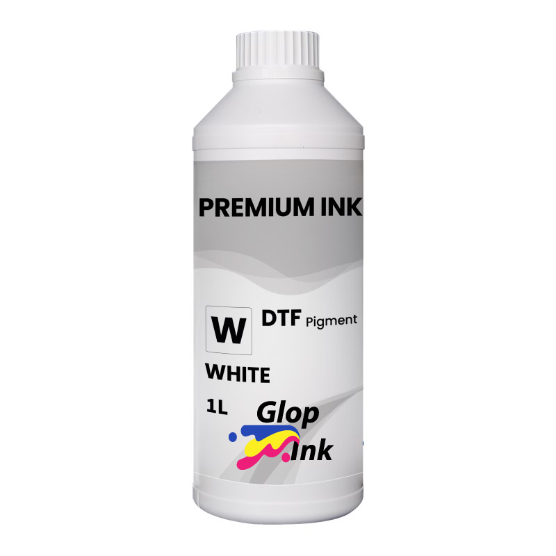 Tinta DTF GlopInkGarrafa de 1 kg. Tinta DTF Branco