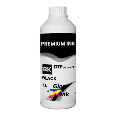 Tinta DTF preta GlopInk 1 litro