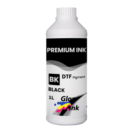 Tinta DTF preta GlopInk 1 litro