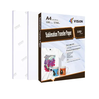 Papel de sublimación de secado medio Vision 100 hojas A4