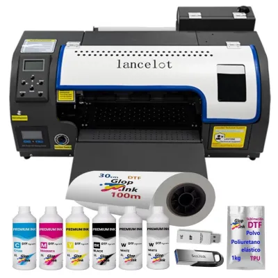 Imprimante DTF A3 Pro Color M1630 F30i 5ème génération Lancelot XP600 HD (1080) 2
