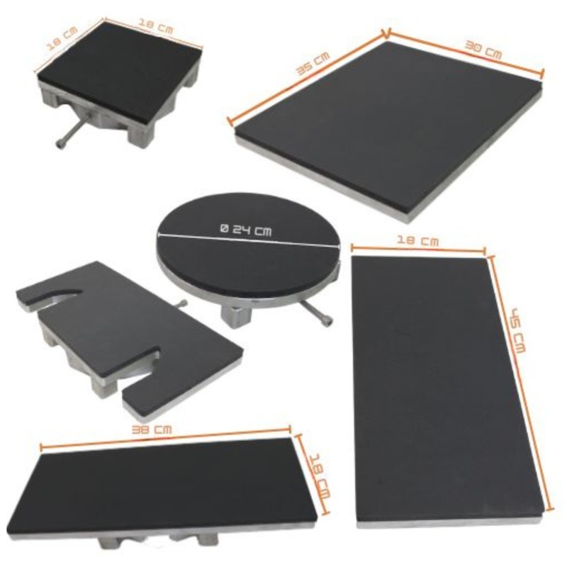 Plancha para transfer, sublimación y DTF Barbados 40x50cm