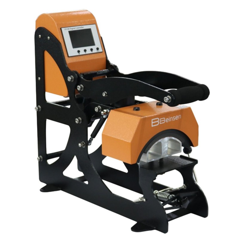 Plancha para transfer, sublimación y DTF Obrei 10x20cm, gorras y artículos pequeños 2 en 1