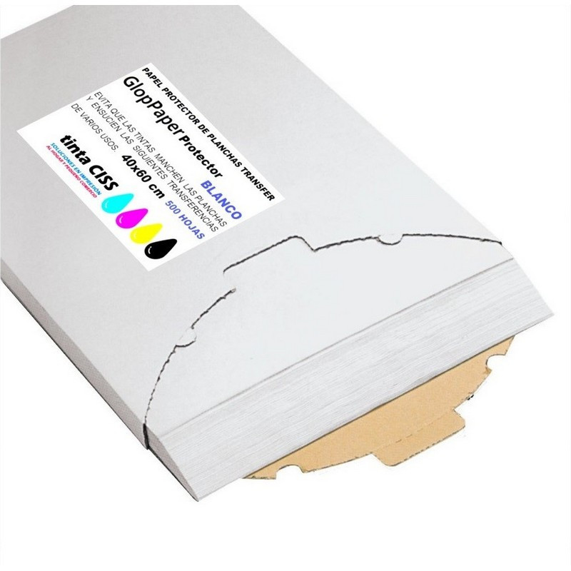 papel transfer siliconado para fondos oscuros 100 hojas tamaño carta