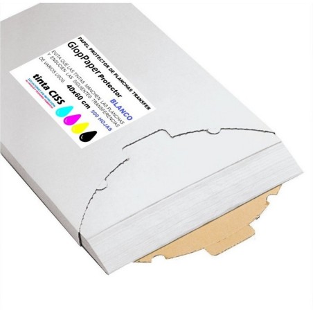 Papel protetor de silicone branco 40 x 60 cm 500 folhas