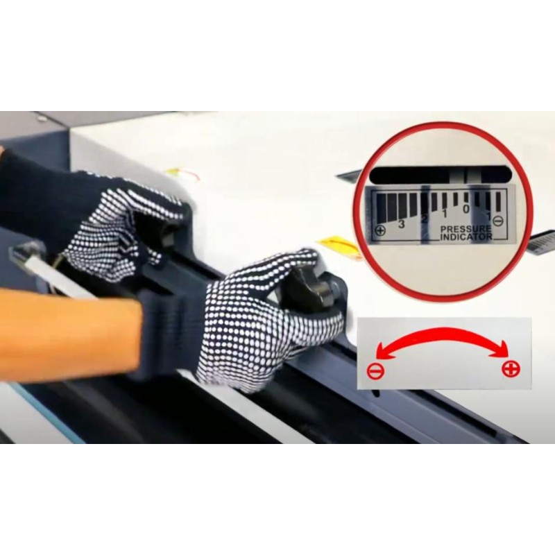 Station de repassage continu pour le transfert, la sublimation et DTF Tobago pneumatique