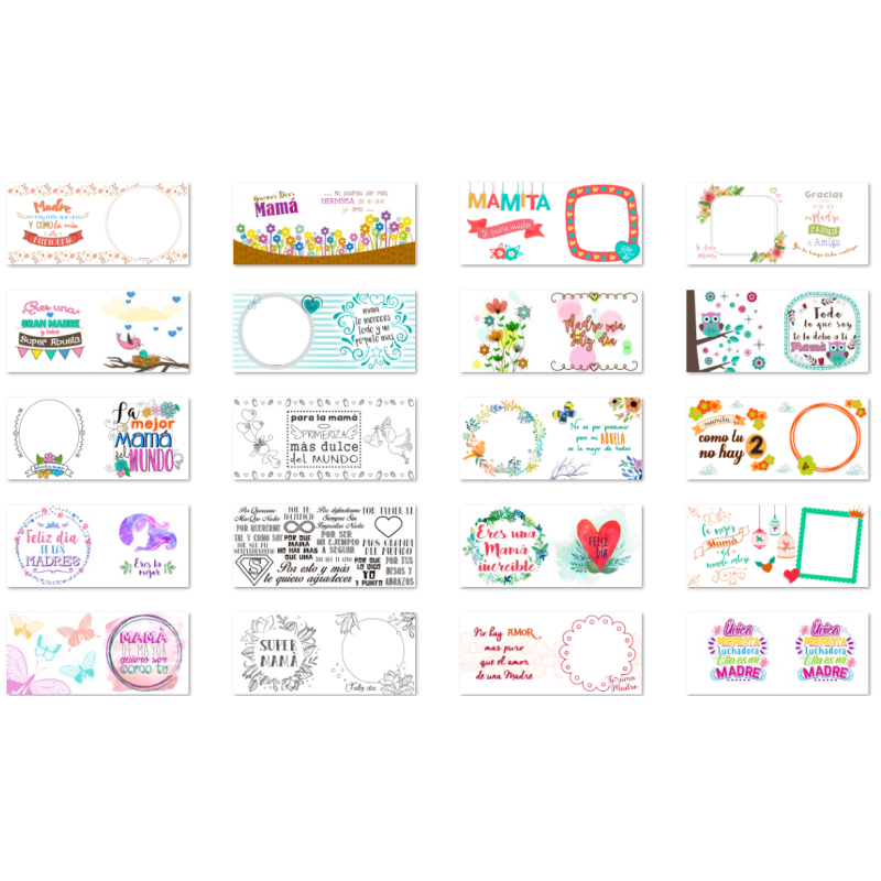 164 modèles et modèles pour les tasses de sublimation de la fête des mères 8