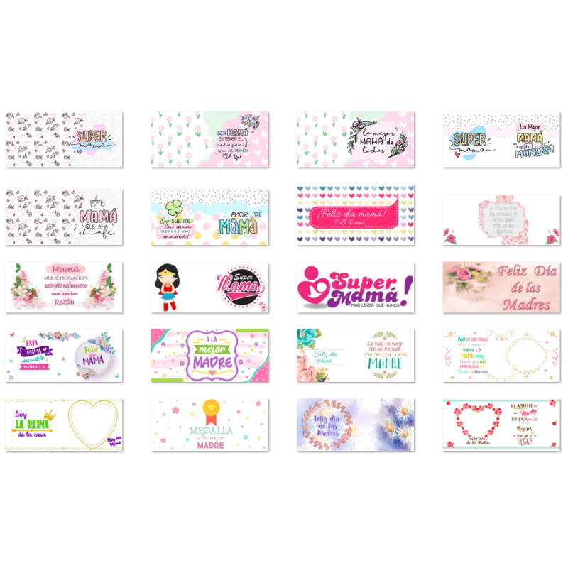 164 modèles et conceptions pour les tasses de sublimation de la fête des mères 7