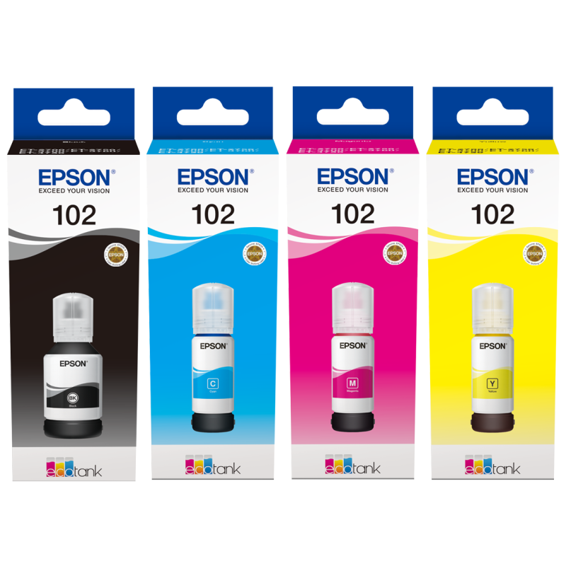Tinta Epson 102 para EcoTank.