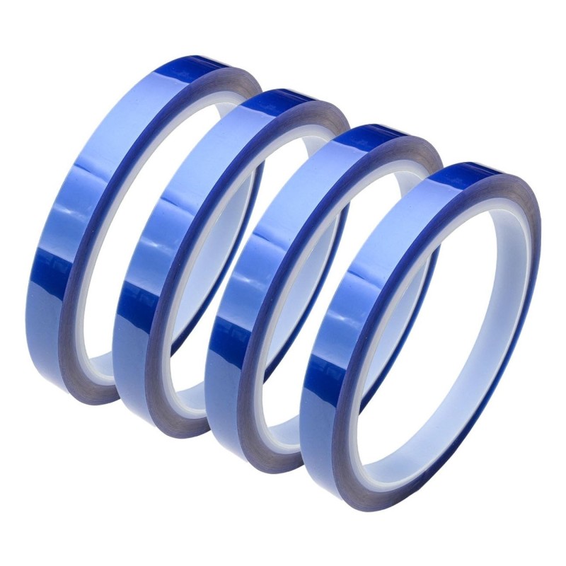 Cinta térmica Pet azul, 33 metros