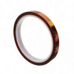 Cinta adhesiva térmica Kapton marrón, 33 metros x 8mm