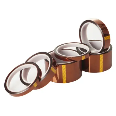 Cinta adhesiva térmica Kapton marrón, 33 metros x 10mm 2