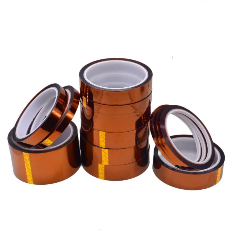 Ruban thermique Kapton brune, 10 mm
