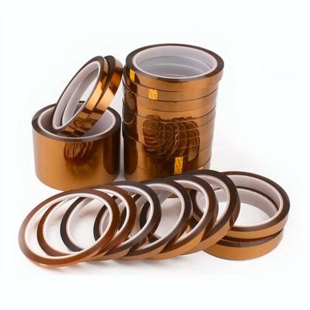 Cinta térmica Kapton marrón 10 mm