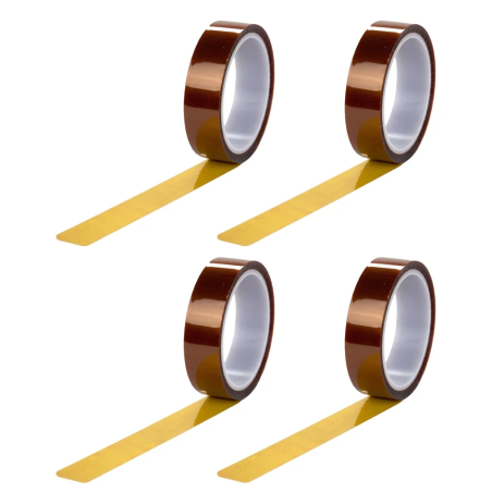 Cinta adhesiva Kapton marrón, 10 mm