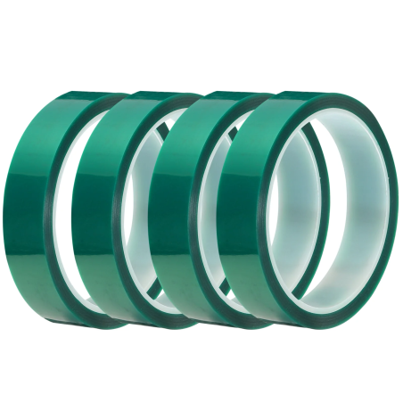 Cinta térmica Pet verde, 33 metros x 12 mm