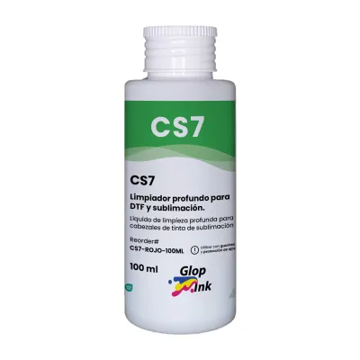 Líquido CS7 de limpieza profunda en cabezales de impresoras DTF y de sublimación, 100ml 2