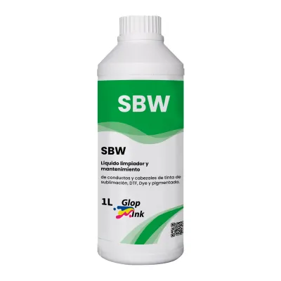 SBW Nettoyant pour la maintenance des imprimantes DTF et sublimation, 1 litre