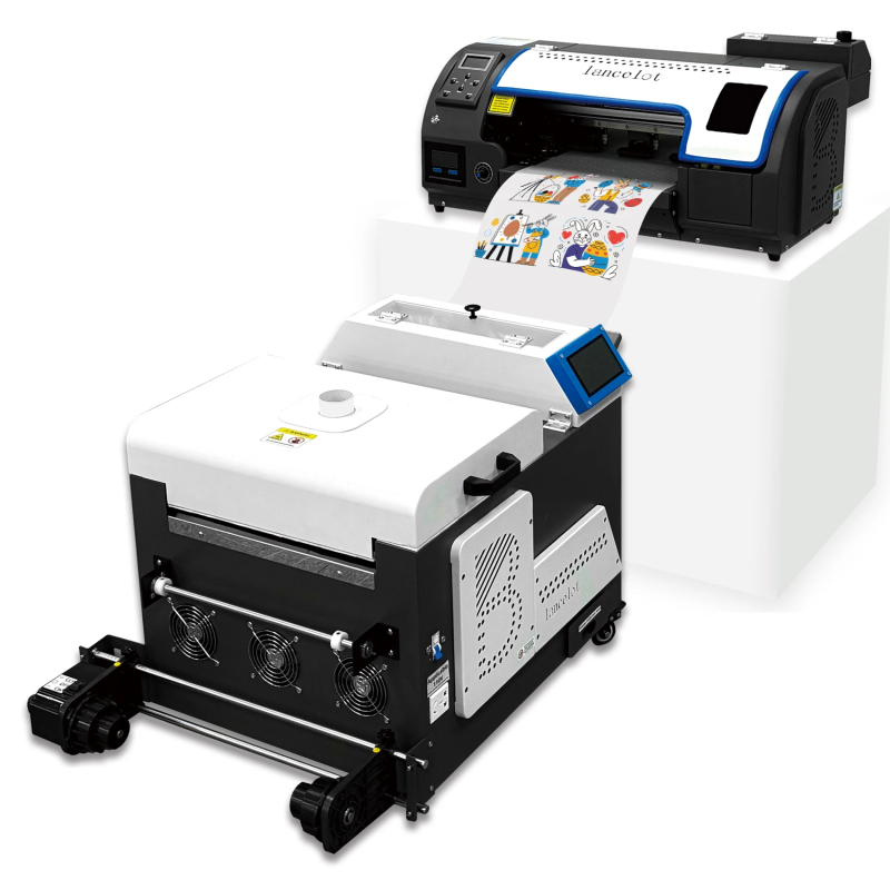 Agitador de polvo con horno de curado DTF Lancelot W30 con impresora DTF