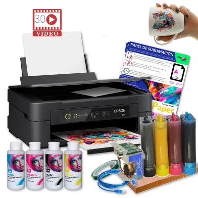 Imprimante à sublimation A4 Epson XP-2200 avec scanner, CISS installé et combo complet