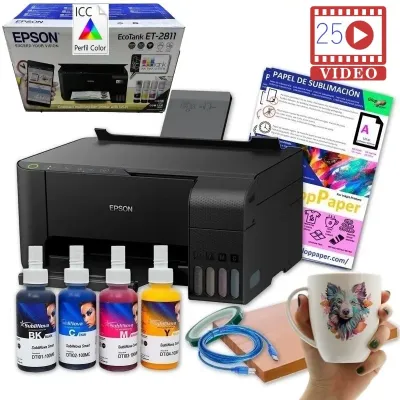 Imprimante à sublimation Epson EcoTank A4 complète (avec scanner) avec profil ICC