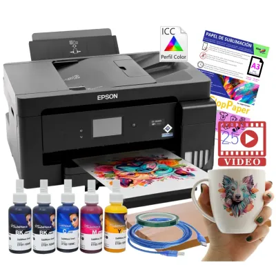 Impresora de sublimación A3 Epson EcoTank ET-15000 completa y perfil ICC