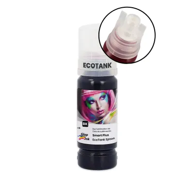 Tinta de sublimação para EcoTank Smart Plus da GlopInk, 70 ml preto