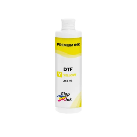Tintas DTF GlopInk, 5 botellas de 250 ml amarillo